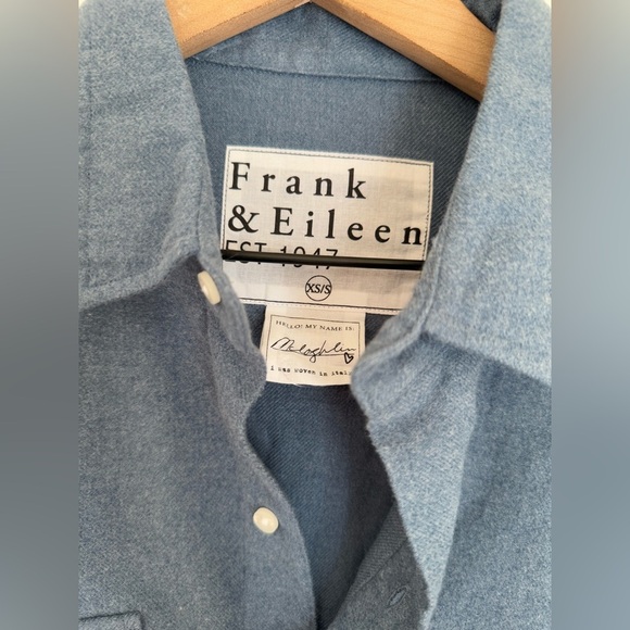 Frank & Eileen Mcloughlin Shirt Jacket in Melange Jean - Picture 10 of 16